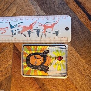 Vintage vending machine stickers Prism Jesus